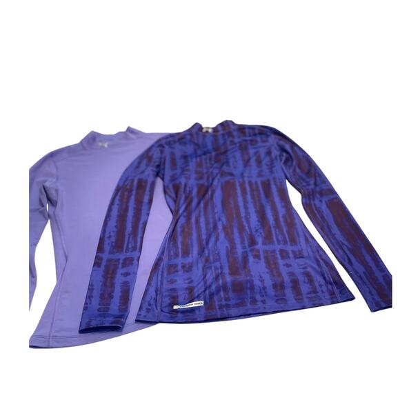 Under Armour ColdGear Tops Bundle – Women’s M – Purple + Tie Dye – EUC - Picture 2 of 10